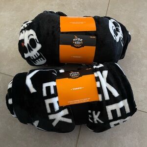 Hyde and eek Halloween throw blankets